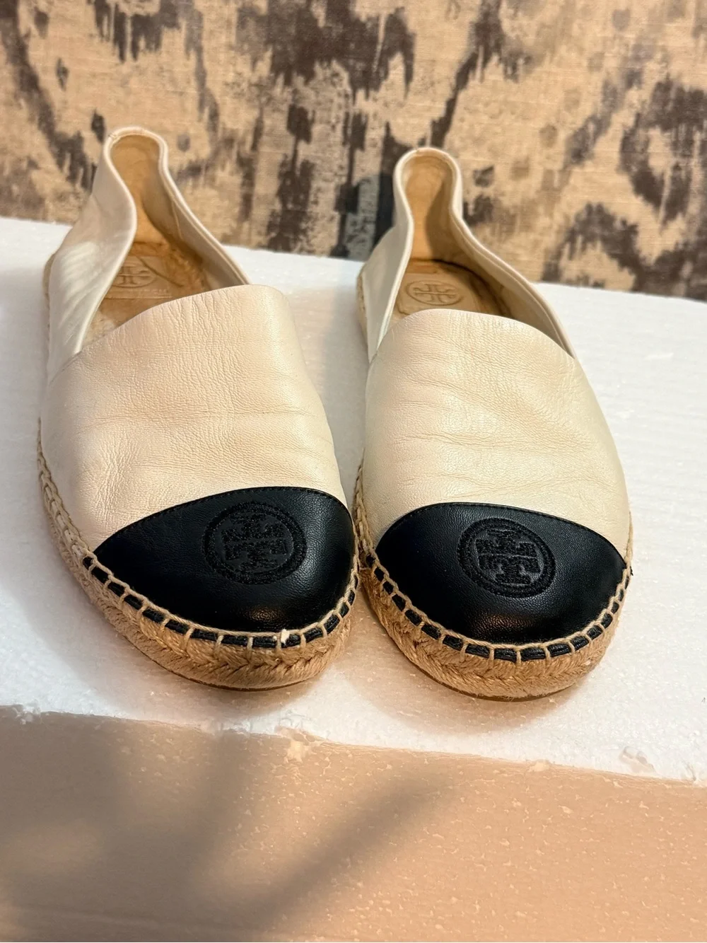Tory Burch leather espadrille